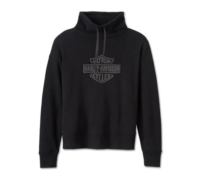 Sweat col cheminée Harley-Davidson femme • Harley-Davidson La Rochelle